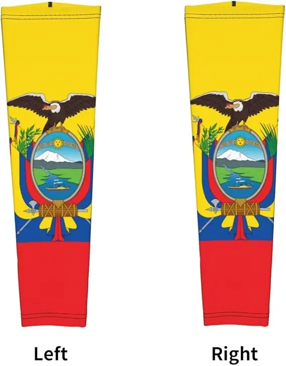 Flagicts Four-way stretch  Ecuador Sun Protection Arm Long Sleeve
