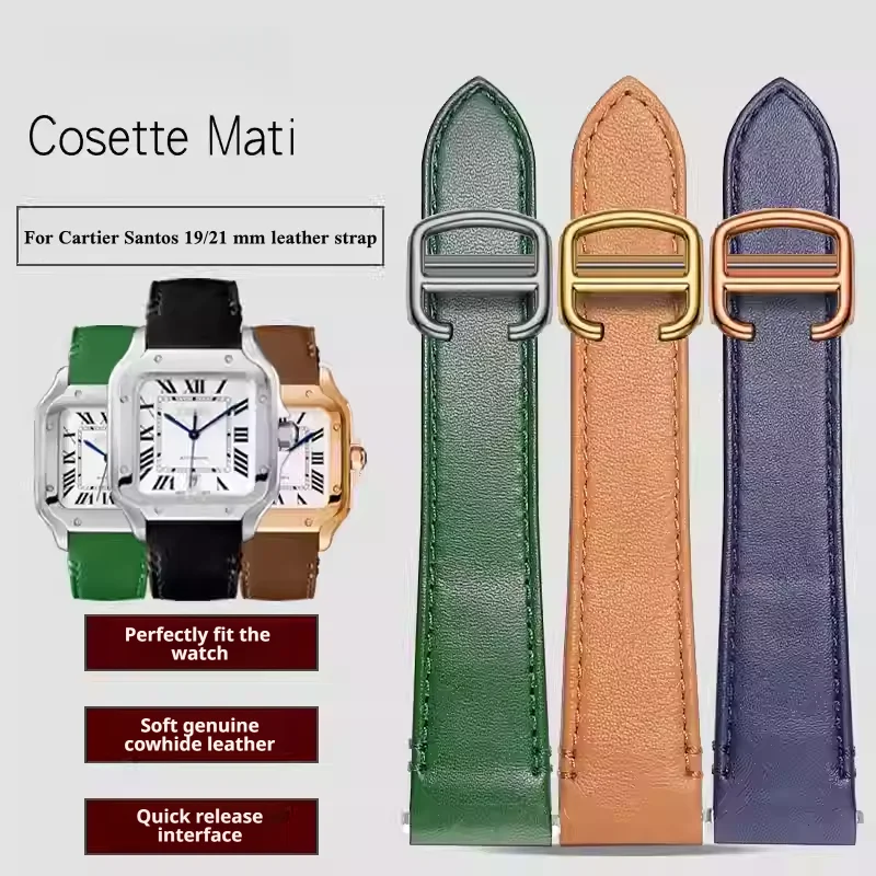 correa-de-reloj-de-cuero-genuino-de-vaca-liso-para-cartier-santos-wssa0010-19mm-21mm-correa-de-repuesto-de-liberacion-rapida-color-marron-y-azul