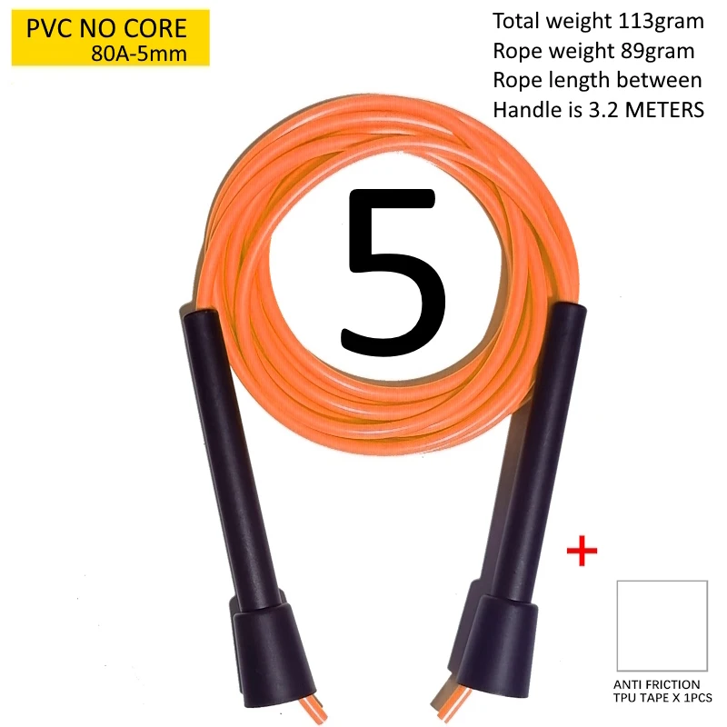 NEVERTOOLATE RA handle 5mm diameter jump skipping rope fitness Rush Athletics same shape longer rope cord good