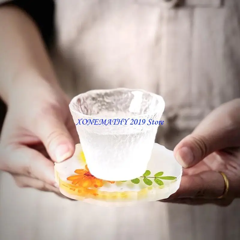 

F42F Round Mold Anti-Scald Heat Insulation Pad Mold Home Desktop Decoration