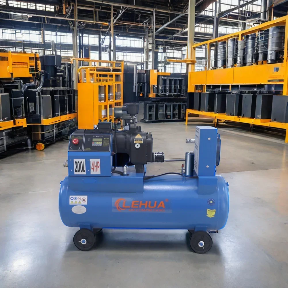 High Performance VSD Industrial Compressors 3Kw 4 8Bar 10Bar 200Liter Scroll Oil Free Air Compressor