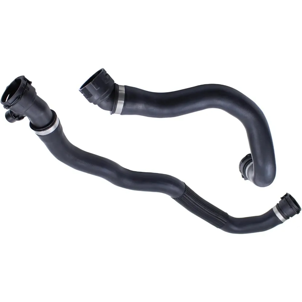 

Compatible with BMW X3 G01 2018-2019 X4 G02 2019-2020 Upper and Lower Radiator Coolant Hose Set 17127535529 17127535531