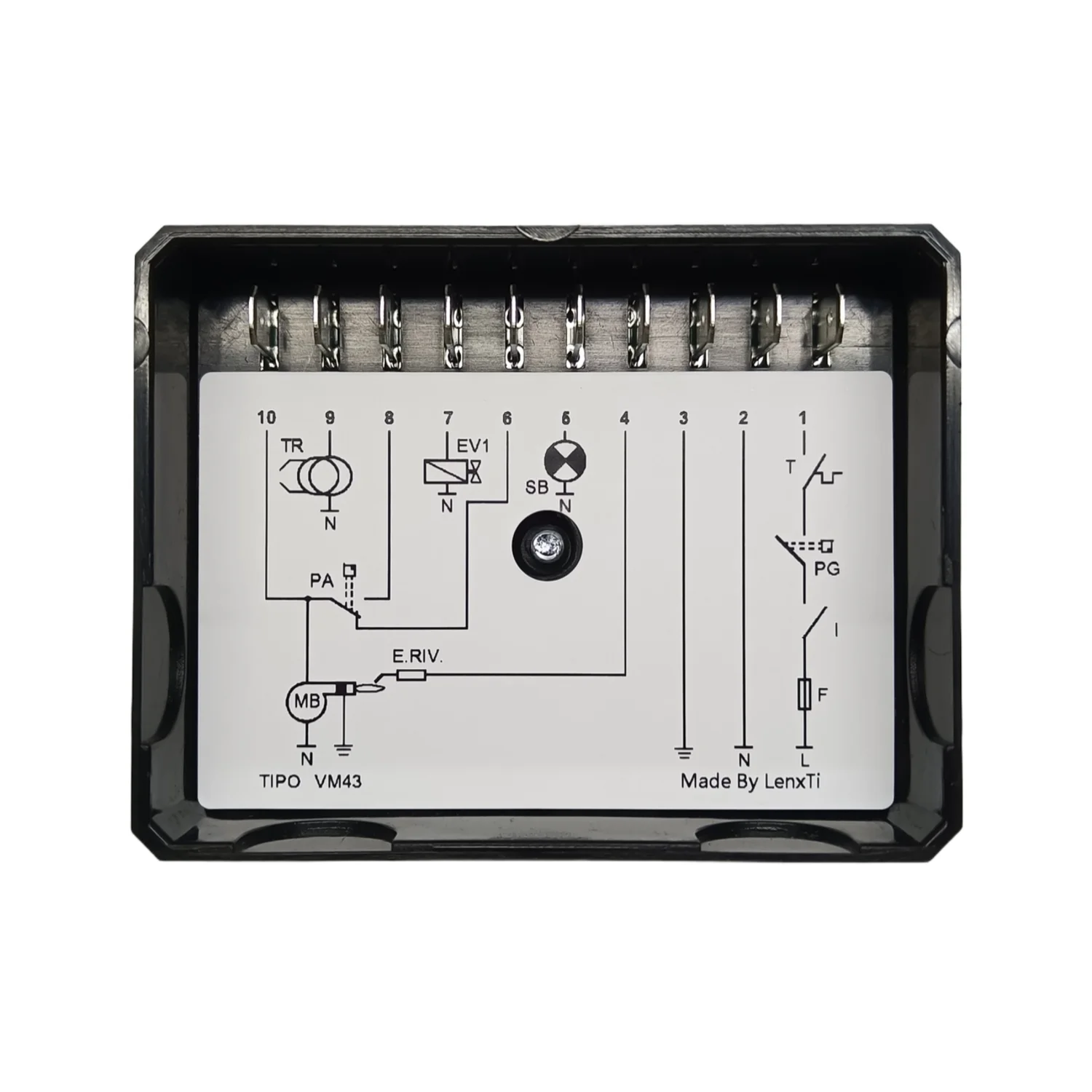 

LenxTi VM43 37200634 Burner Controller Automatic Control System For Forced Draught Burners For Gaseous Fuels