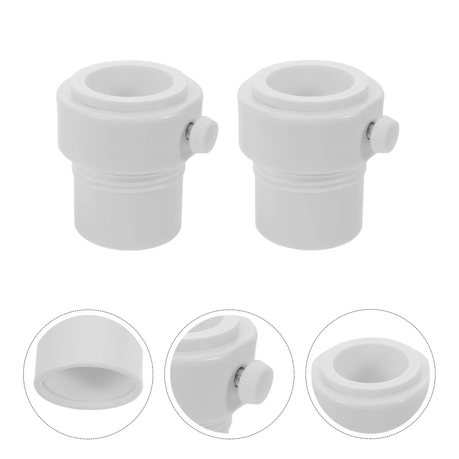 

2Pcs Pool Umbrella Sleeve Stabilizer Adapter Widened Base Outdoor Deck Umbrella Pole Support Mount Replacement