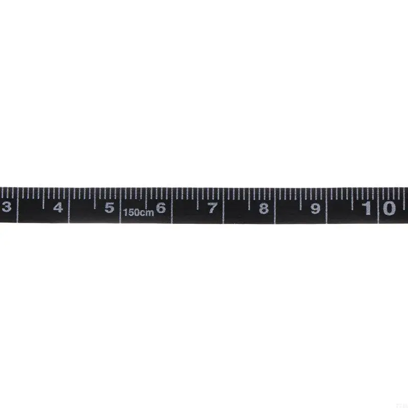 77JA Phạm vi đo băng mềm màu đen 1,5m cho cơ thể đo băng Băng đo Băng Băng Băng Băng Băng Băng Băng mặt Công cụ có thể thu