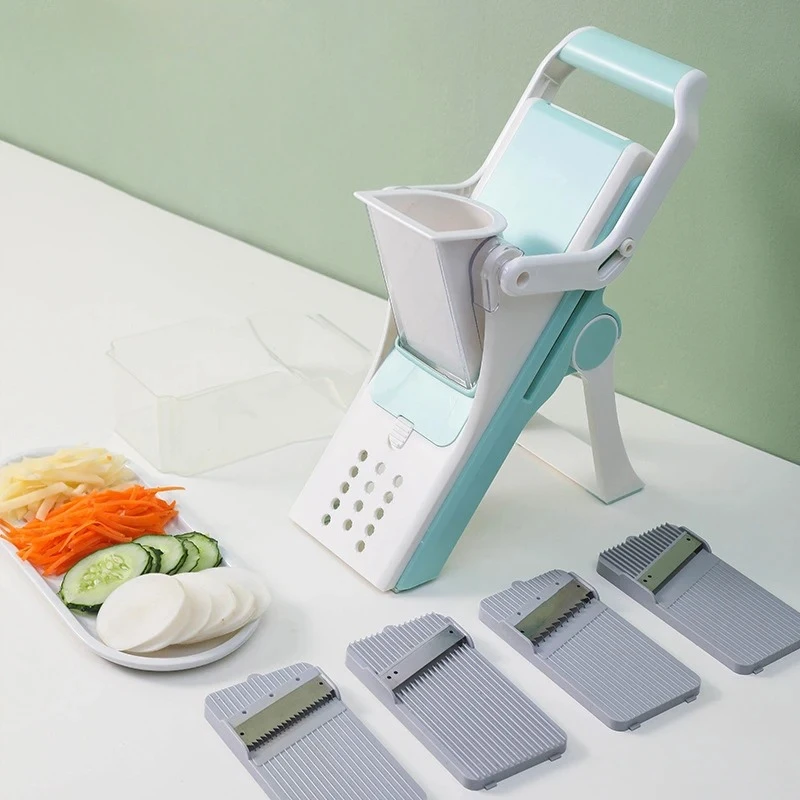 

New 2025 Vegetables Cutter Mandoline Slicer Manual Food Chopper Fruit Potato Cucumber Carrot Meat Slicer Shredder Safe Slice