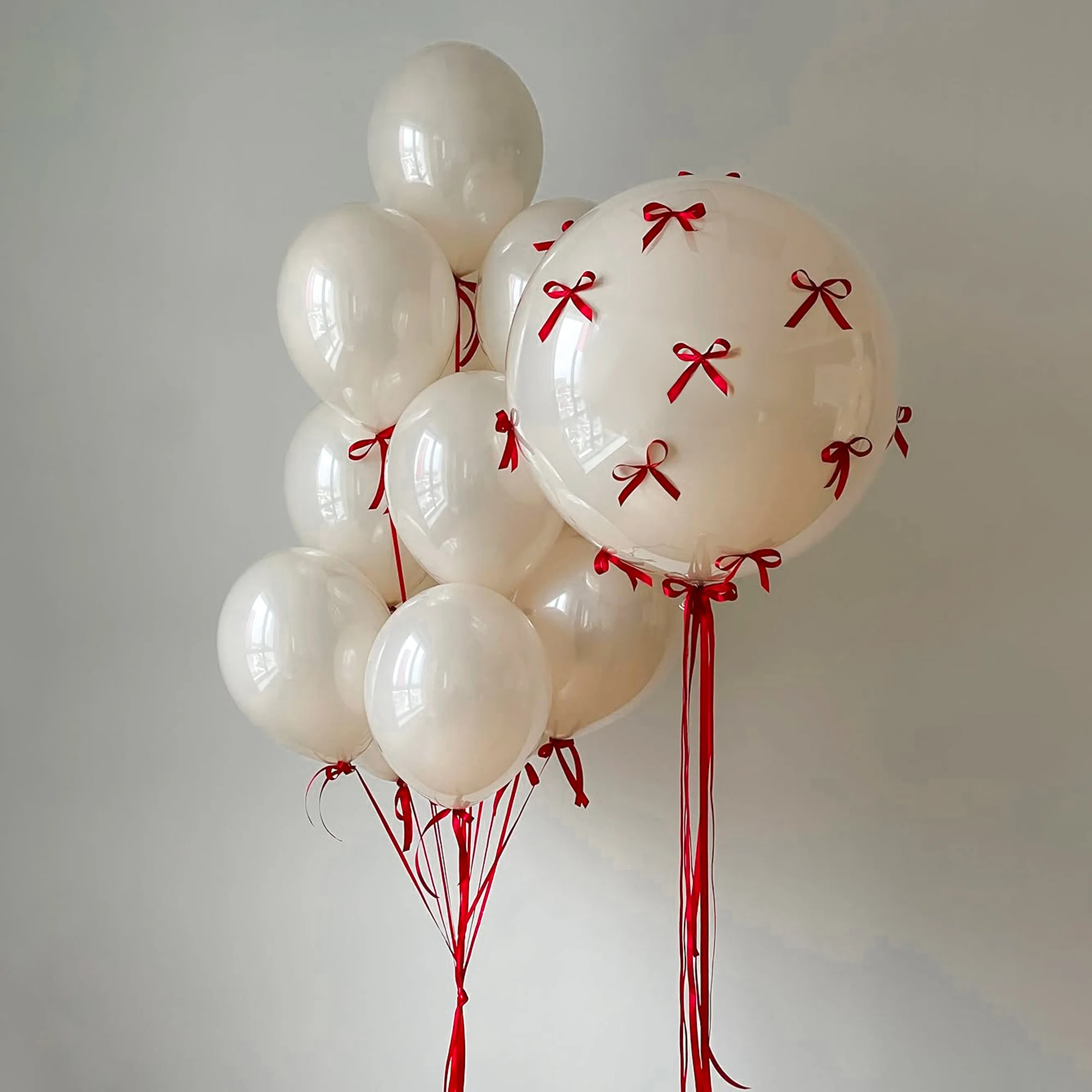 11-teiliges Bobo-Ballon-Set mit DIY-Schleifenband für Muttertagsdekoration 2025, Abschlussfeier-Dekoration, Babyparty und Geburtstagsfeier – Detail 4