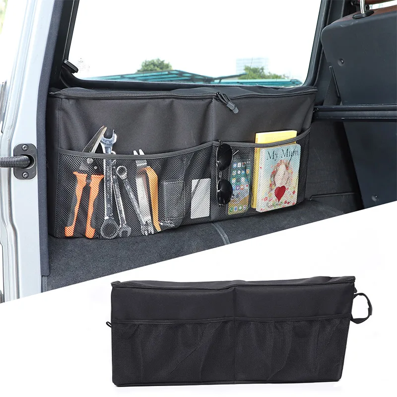 

Oxford cloth Black Car Trunk Side Storage Box Net Pocket Car Accessories For Mercedes-benz G-Class W463 2004-2018