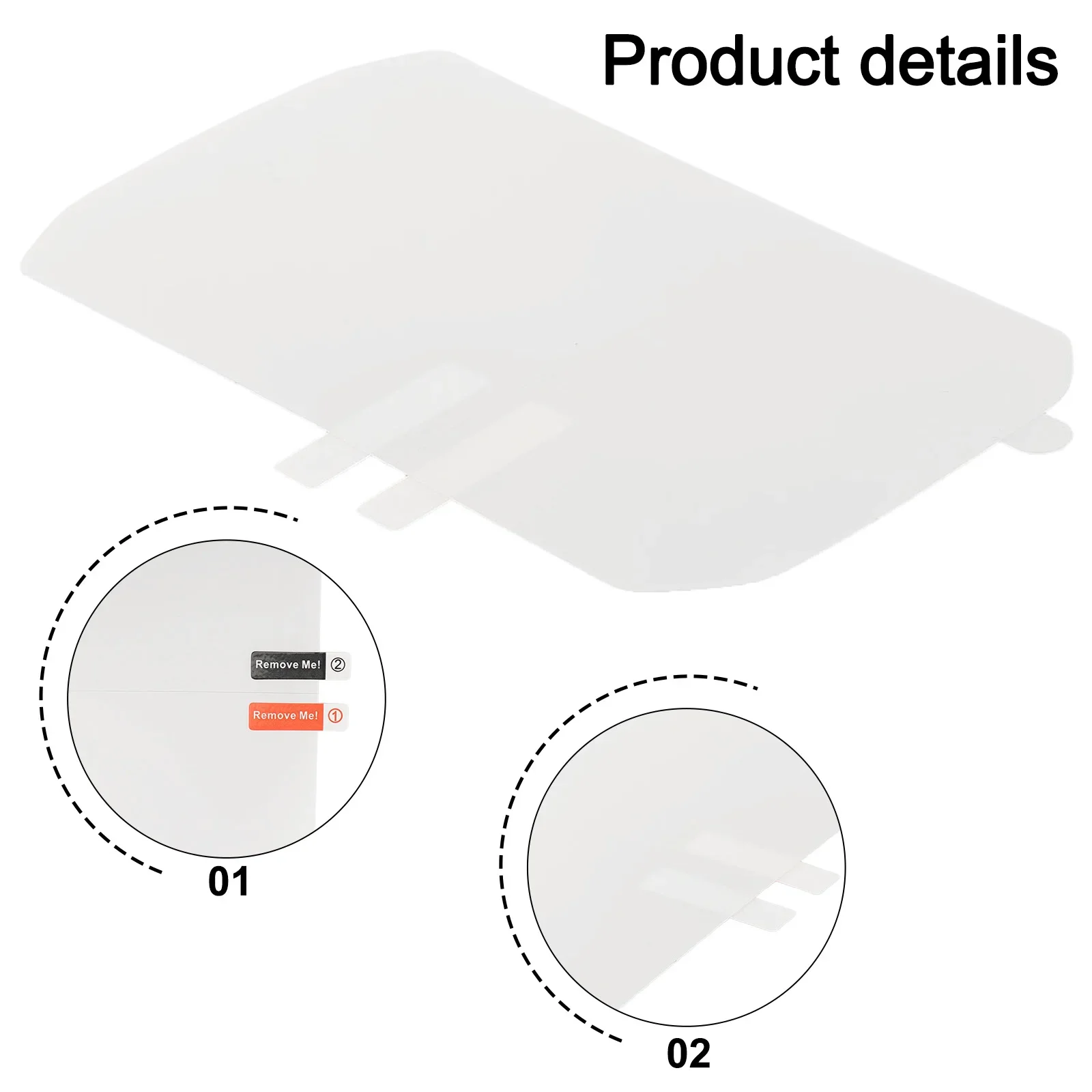 Clear For TPU Film Protector Compatible with For Garmin Edge 1050 Designed for Scratch Resistance and Absorption