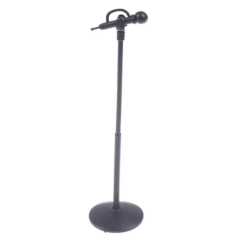 15cm Cute Mini Metal Microphone Model 1:12 Doll House Dollhouse Miniature Furniture Accessories