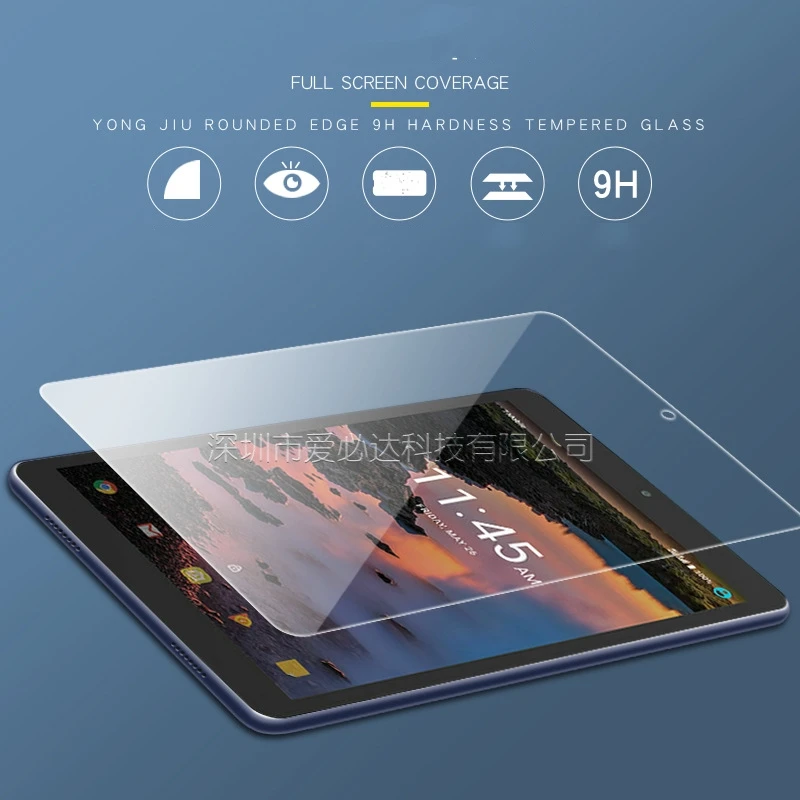 กระจกนิรภัยสำหรับ Alcatel A30 8นิ้วตัวป้องกันหน้าจอตั้งโต๊ะ