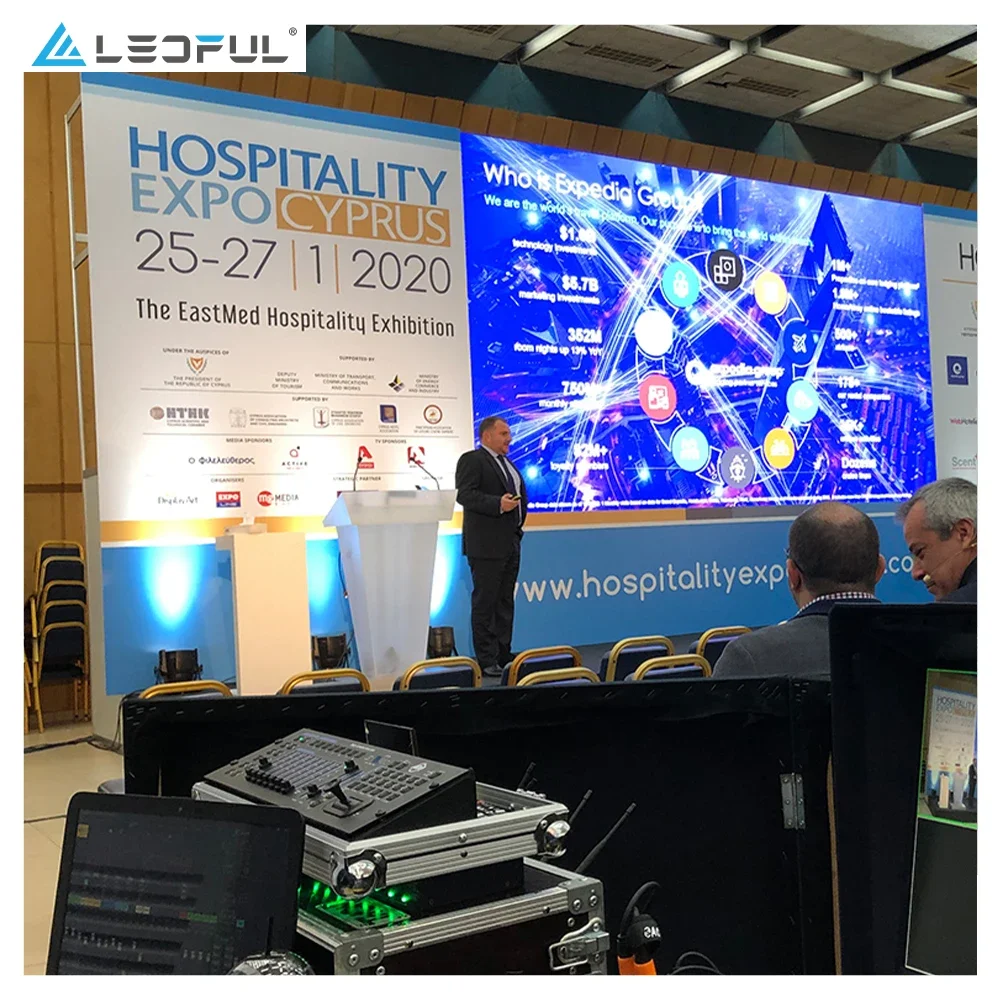 

P3 P3.91 P4 P4.81 P5 Event Stage LED Screen 4K Portable Rental Die Casting Aluminum Cabinet LED Display