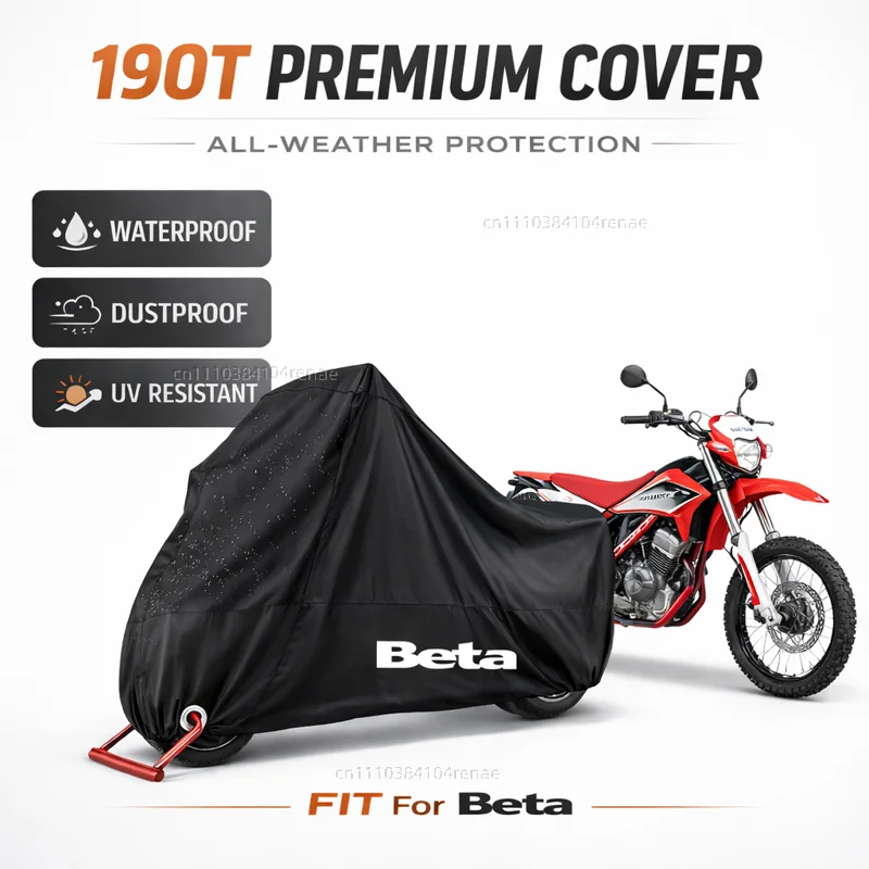 For Beta Evo 250 300 80 Junior Senior RR 125 200 350 390 430 450 480 2T SM 4T LC 50 190T Motorcycle Cover Waterproof Dustproof