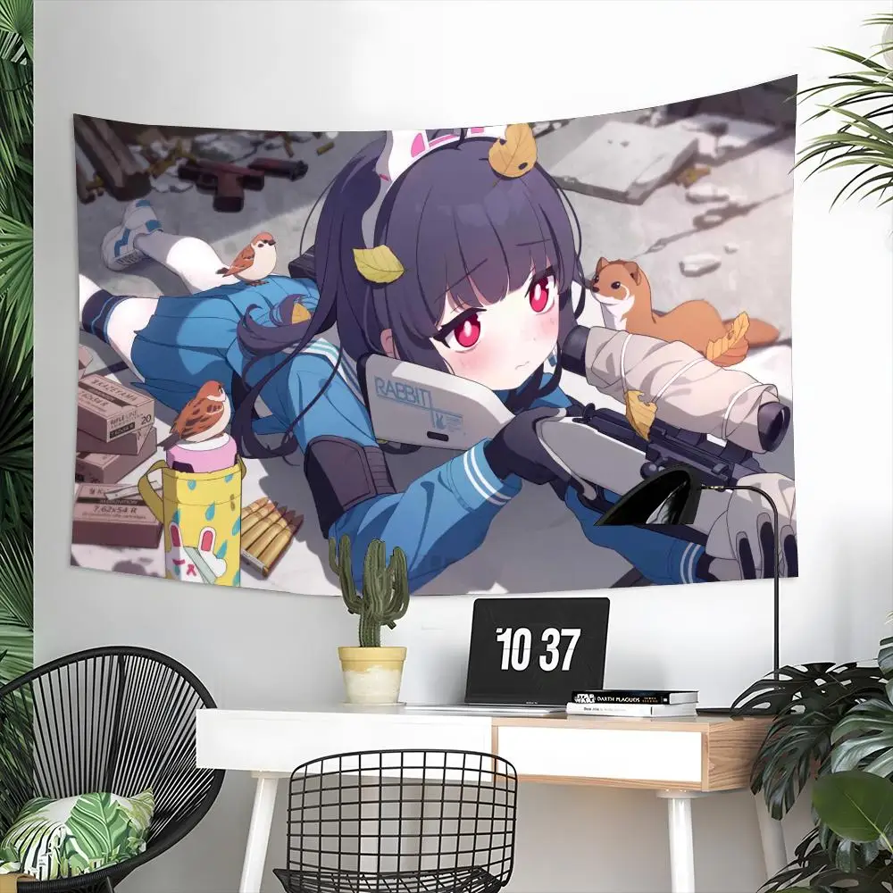 Famous Game B-Blue Archive Tapestry Microfiber Tapestry Wall Hanging Decor for Bedroom Living Room Home Outdoor Festival