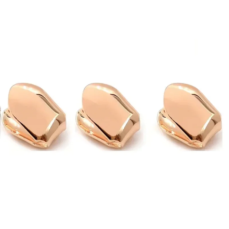 Custom Fit Gold Plated HipHop Single Tooth Grillz Cap
