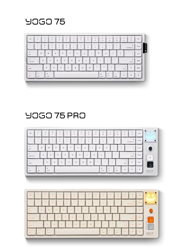 ATK YOGO 75 Series Low Switch Mechanical Keyboard Wireless Three Mode Gasket Structure CNC Aluminum YOGO 75 PRO Keyboard