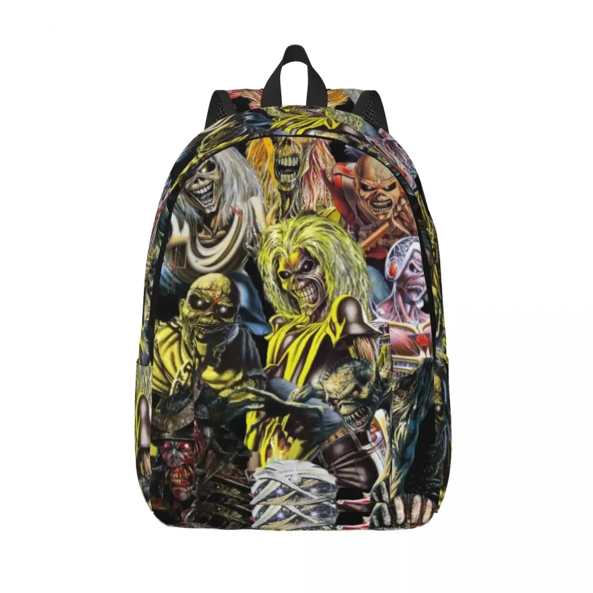 Iron Maidens Music Rock Heavy Metal Band zaino per uomo donna High School escursionismo Daypack Laptop Computer borsa a tracolla sport