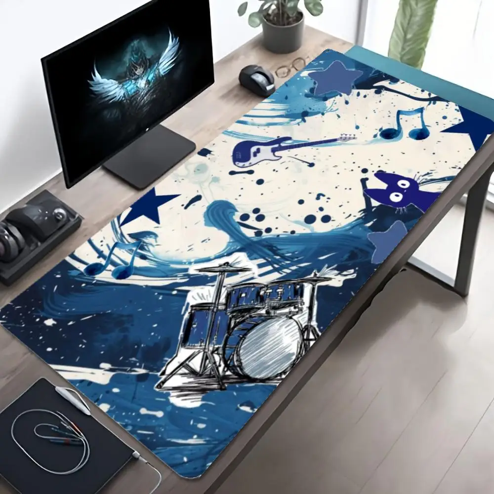 Dark Grey Marble Crack XXL Gaming Mouse Pad Gradient Stone Deskmat Non-Slip Rubber Gamer Keyboard Large Mausepad Desk Mats
