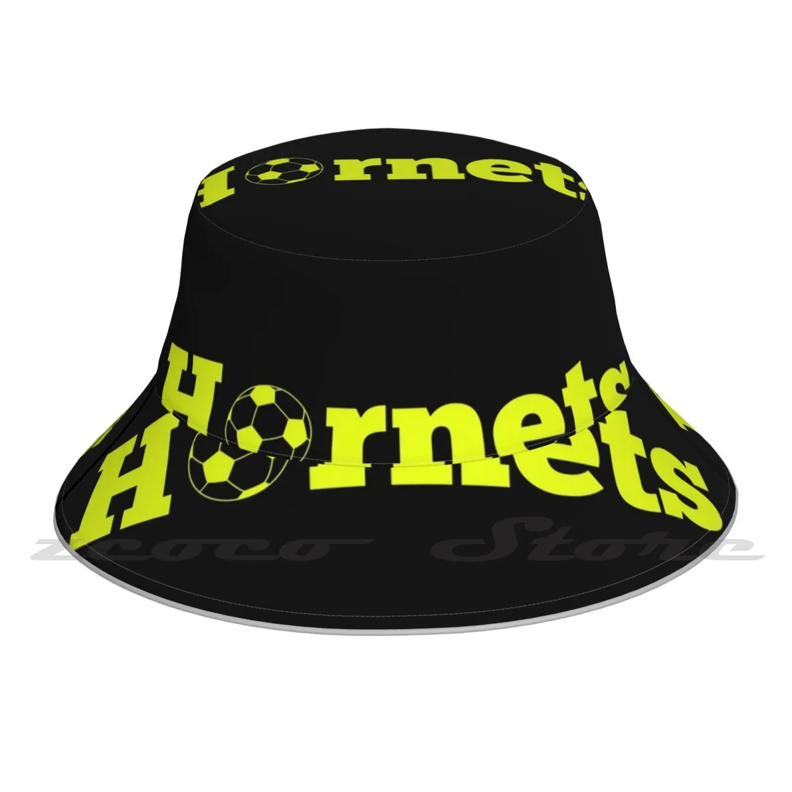 Hornets-Football Design By Be More Chill Apparel Bucket Hat Outdoor Sports Breathable Present Fashion Cap Football Soccer