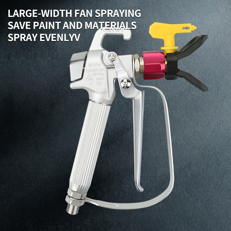 3600 PSI High Pressure Airless Spray Handheld Latex Paint Spray Gun Airless Paint Spray Gun Airbrush Spray with Tip Nozzle Guard