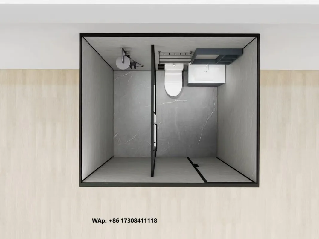 Integrated Shower Room Bathroom Pods Luxurious Prefabricated Bathroom Pod Complete Shower Rooms Prefab Bathroom Pods