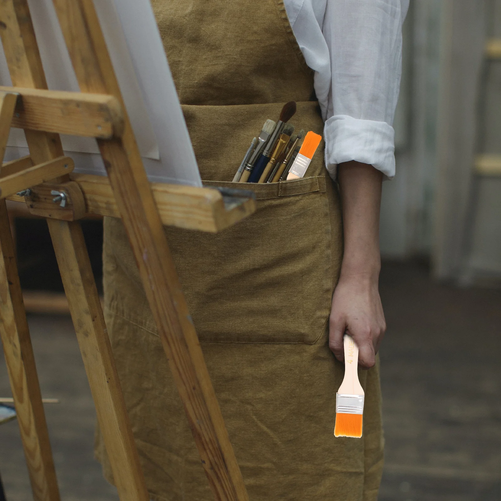 

25pcs Graffiti Paint Brushes Art Painting DIY Tool Nylon Hair Wooden Handle Utility Easy Clean Multifunctional