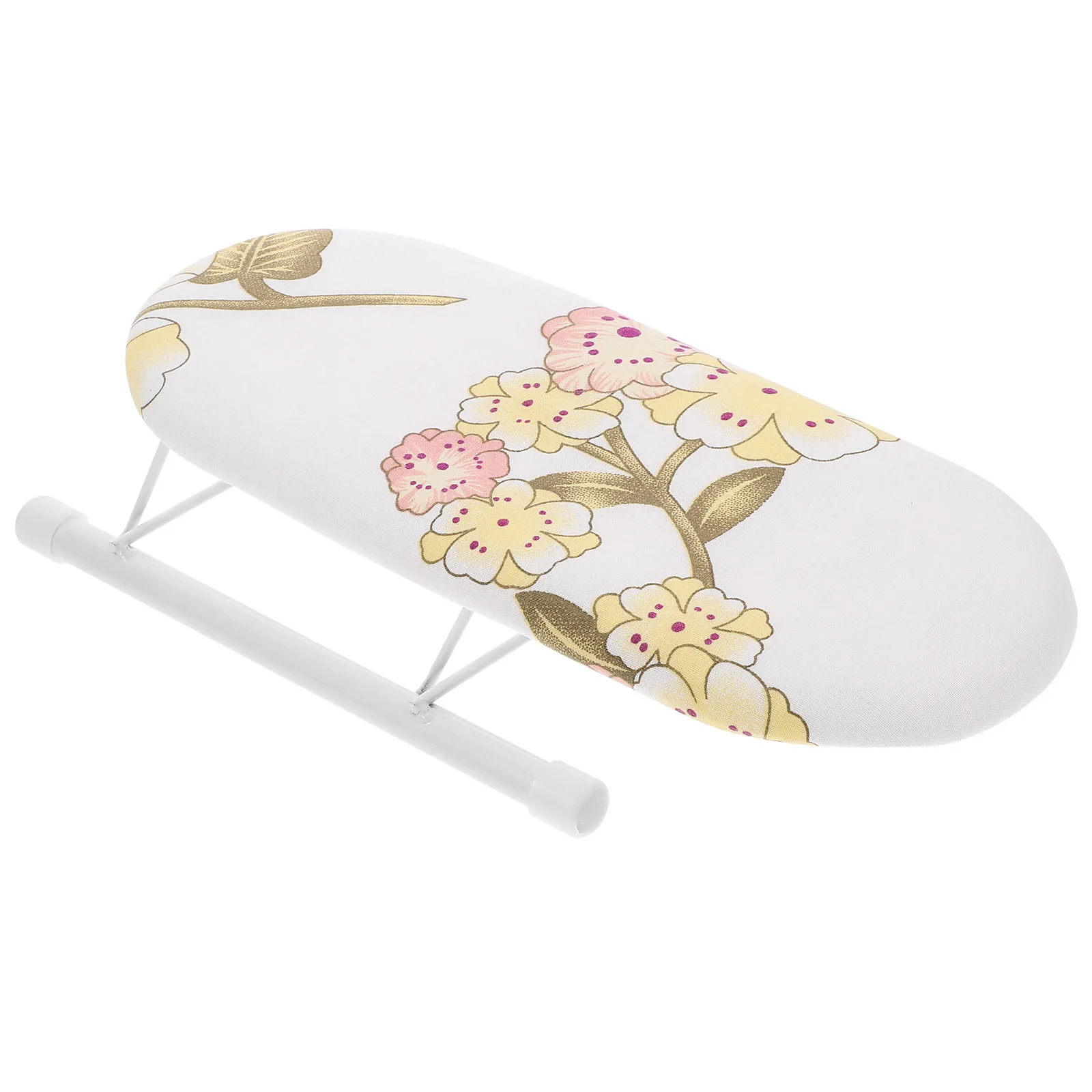 

Foldable Small Ironing Board Heat-Resistant Breathable Cover Stable Bracket Non-Slip Base Compact Design Portable Home Ironing