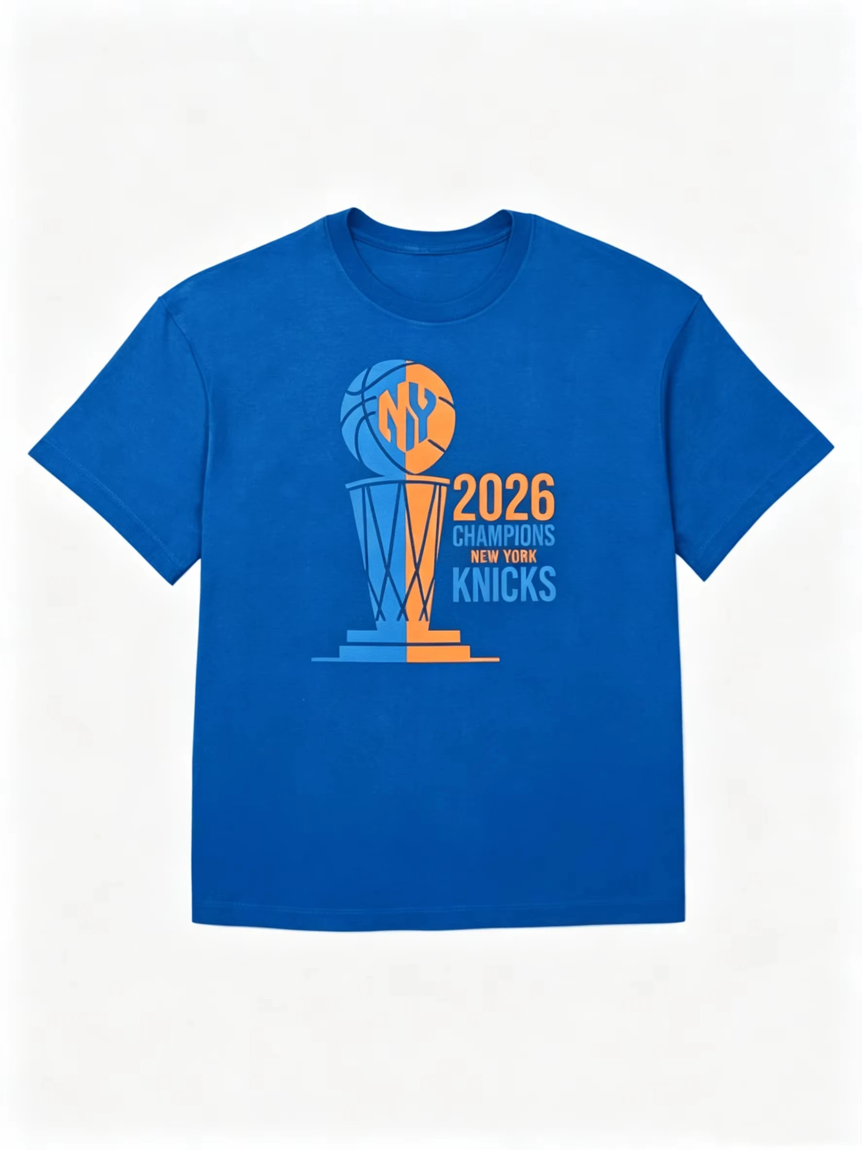 2026 New York Champion T-shirt Men and Women Summer Cotton Clothing Fashion Breathable Round Neck Short Sleeved Tee Streetwear