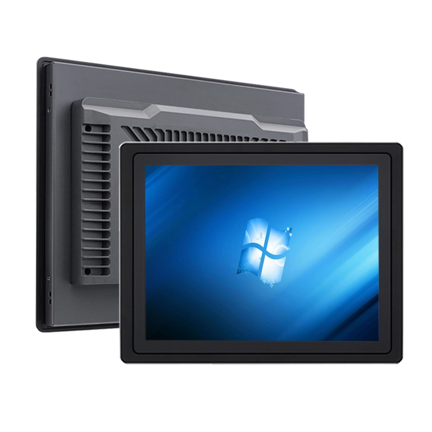 13.3 inch industrial touch computer all-in-one panel pc with capacitive touch screen aio pc built-in wifi for win10 pro 1366x768