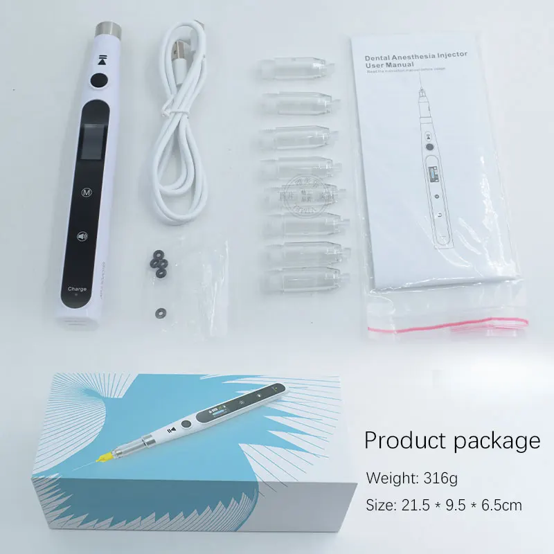 Dental Instrument Painless Oral Local Anesthesia Device Wireless Booster with Music Endodontic Treat