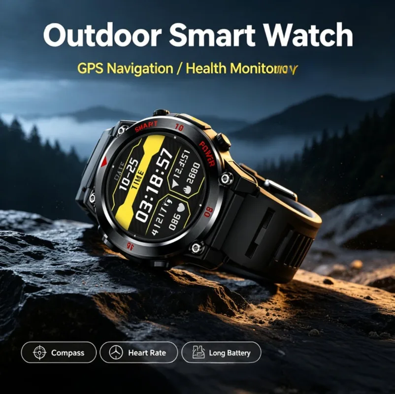 GT11 Sports Smart Wristwatch 1.52 Inch TFT Screen Bluetooth Call Heart Rate Pedometer Magnetic Charger Multi-Language Watch