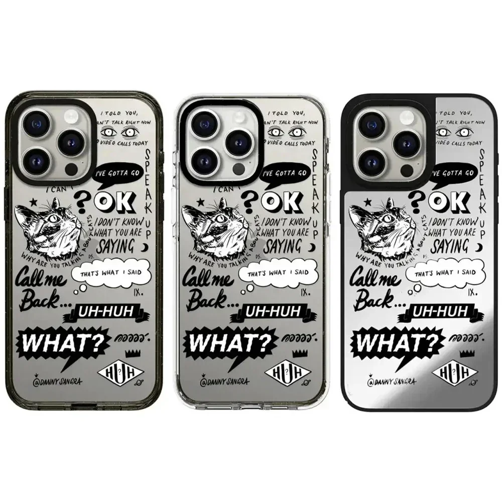 

Cat Stickers iPhone 11 12 13 14 15 Pro Max Protective Case