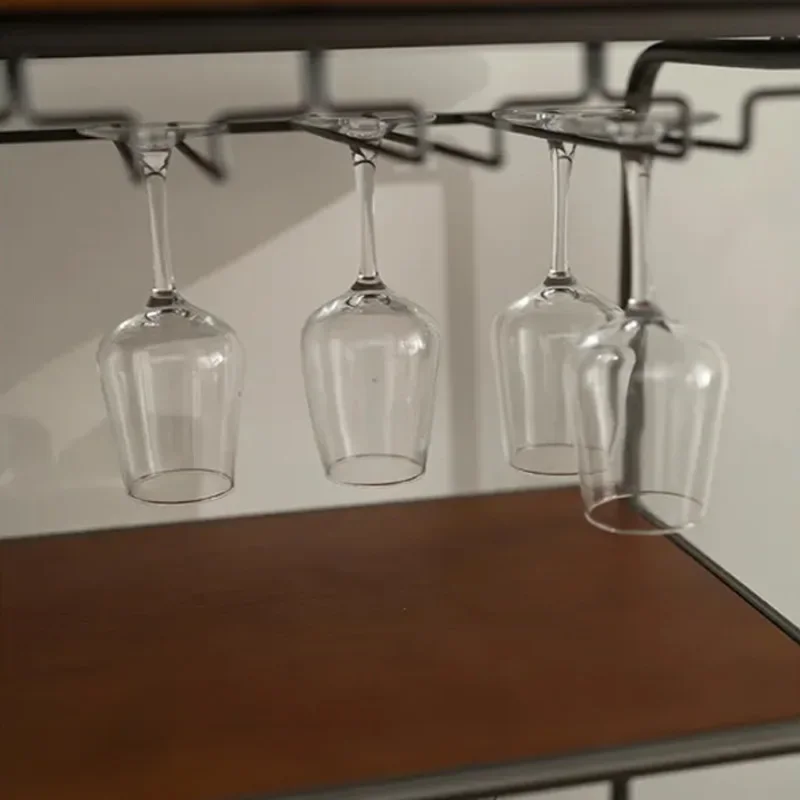 Glass Door Wine Cabinet Display Cabinet Living Room Wine Rack Internet Celebrity Small High-End Light Luxury