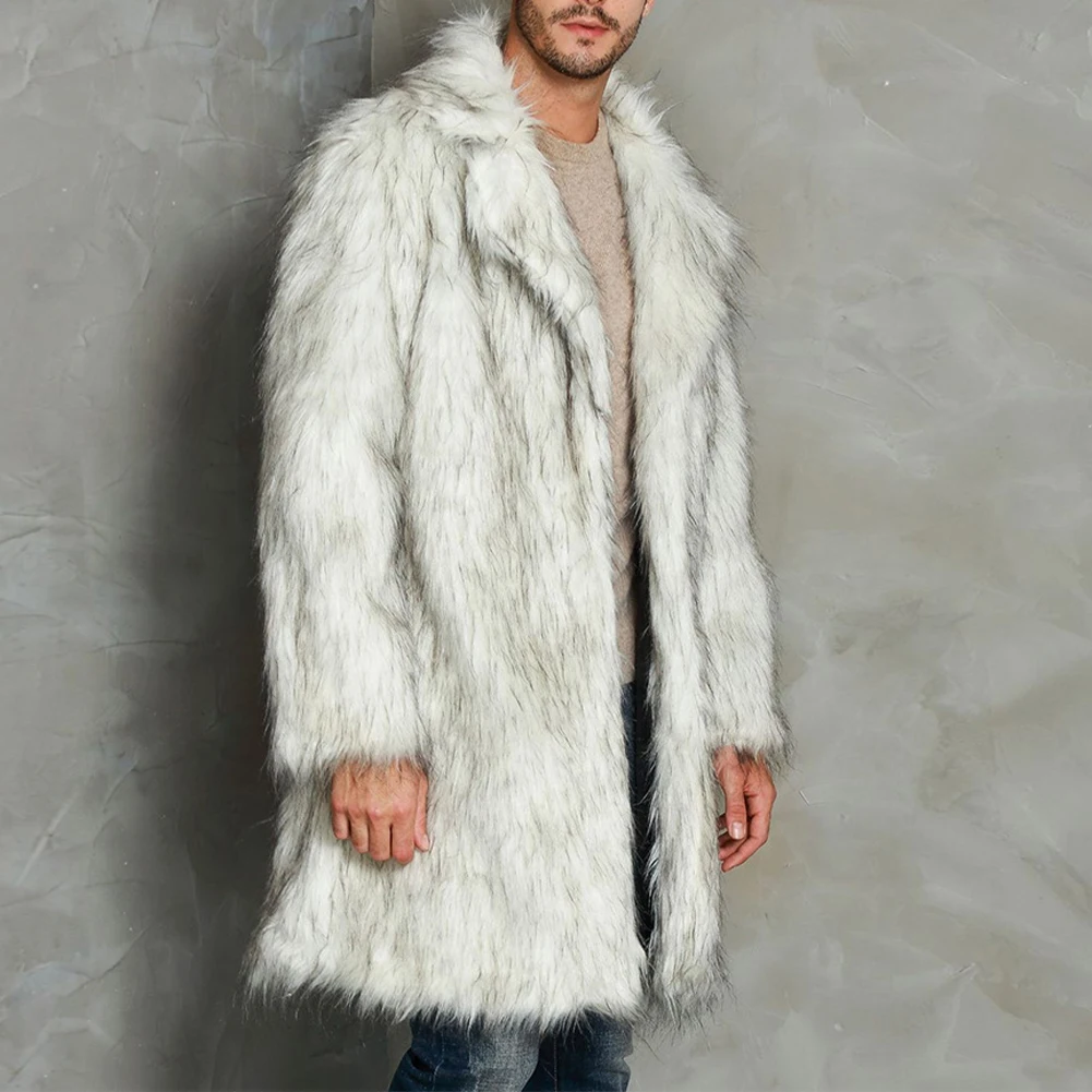 

Hot New Stylish Comfy Fashion Vacation Mens Coat Jacket Keep Warm Long Long Sleeve Outwear Wear-resistant White