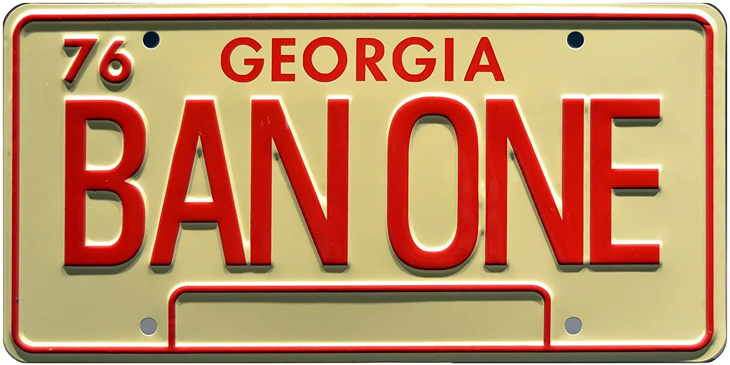 

Smokey and The Bandit | BAN ONE | Metal License Plate