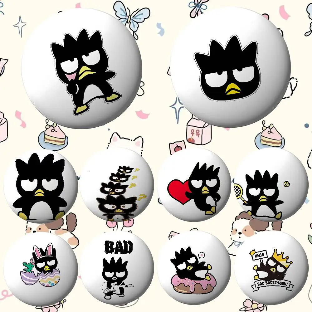B-BadBadtz-maru Abzeichen Weißblech Soft Button Pin Brosche Metall Abzeichen Custom Schmuck Zubehör Hut Tasche Revers