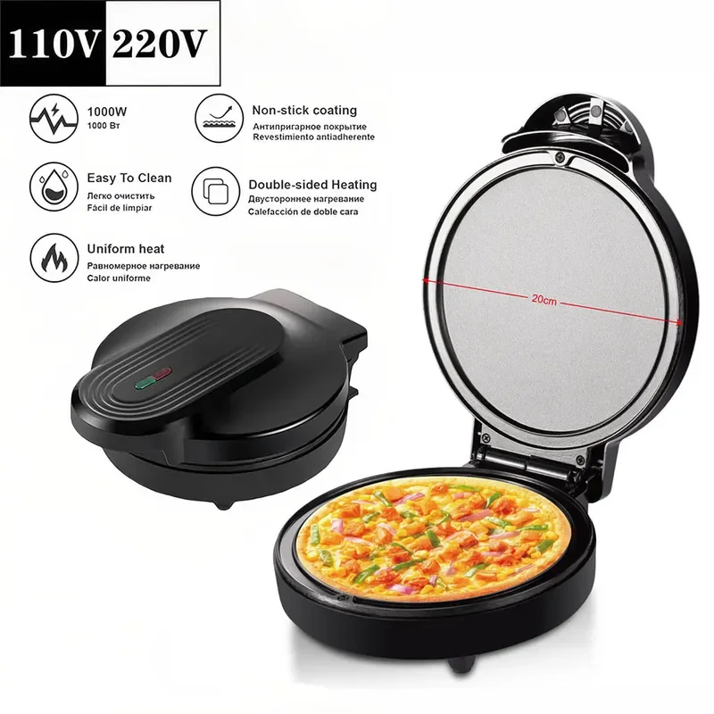 Discover the ultimate convenience for your morning routine with this versatile electric cake and pizza maker. Designed to