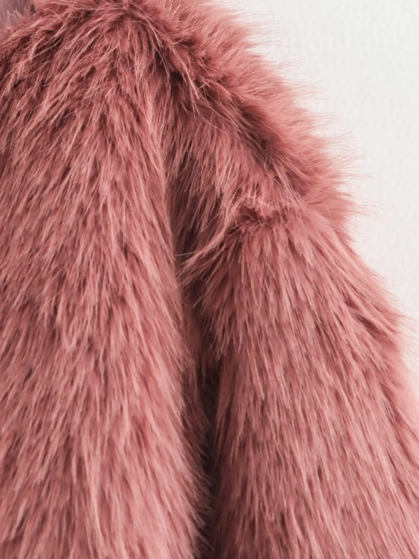 ZEVITY Women Fashion 4 Colors O Neck Long Sleeve Casual Fur Pullover Jacket Female Outerwear Chic Autumn Winter Coat Tops CT7356