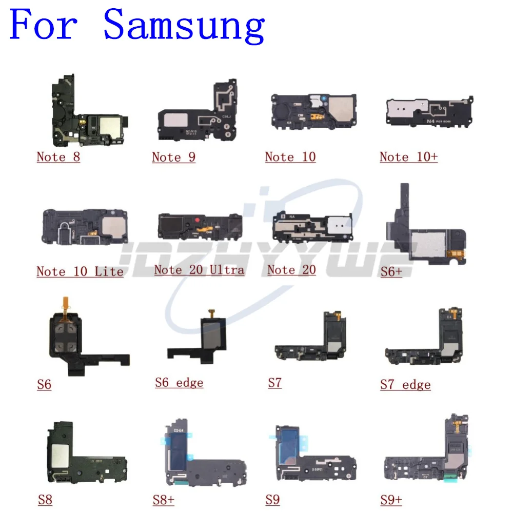 Bottom Loudspeaker For Samsung Galaxy S6 S7 S8 S9 Edge Note 8 9 10 20 Ultra Sound Loud Speaker Speak Ringer Flex Cable