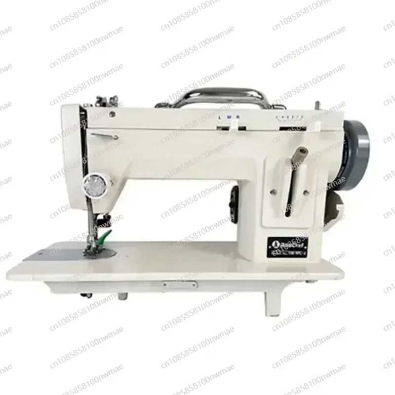 ماكينة خياطة المواد السميكة الكهربائية الجديدة المشي القدم متعرج غرزة 9 بوصة الذراع الجلدية والخدمة الشاقة