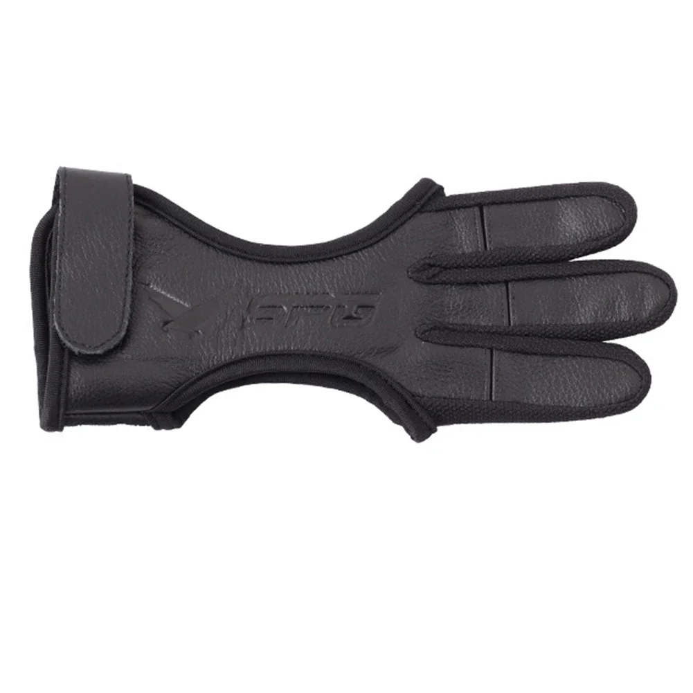 Gants de Protection à Trois Doigts Réglables en Peau de Buckskin, Accessoires de html en Plein Air, Taille M/L/XL, Sh18th