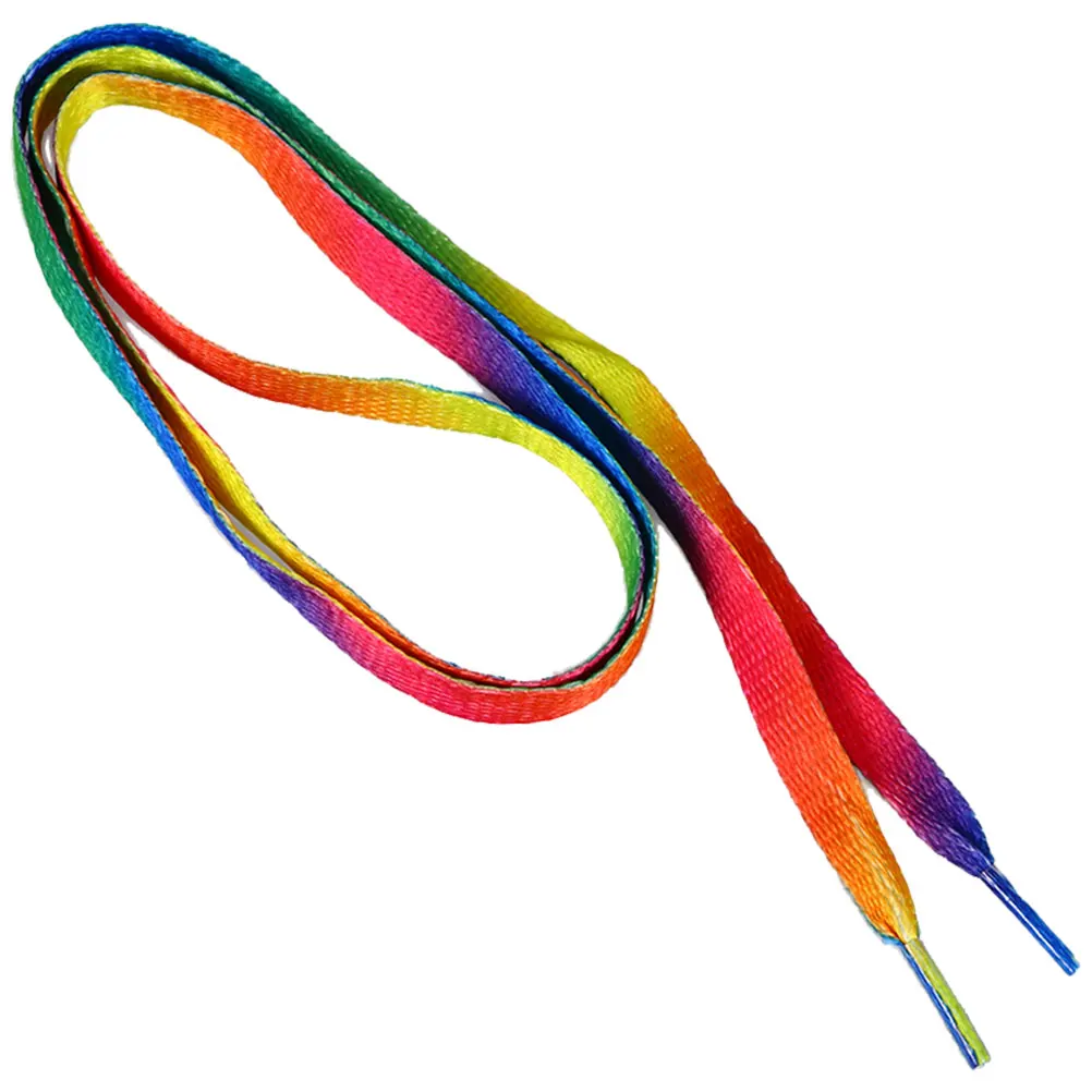

12pcs 12 Pairs Rainbow Shoelaces Colorful Laces for Sneakers Sports Shoes Kids Adults Polyester Cotton Durable DIY Projects