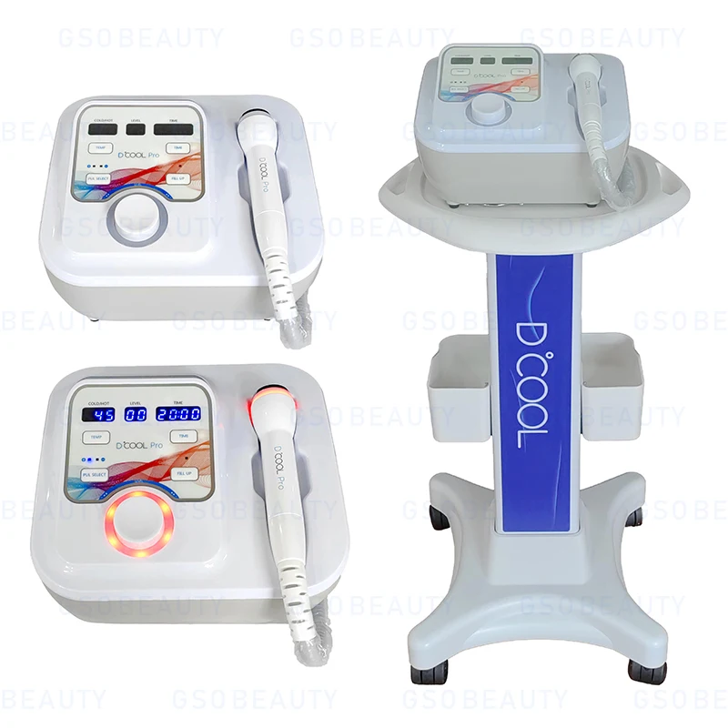 

Dcool Portable Facial Electroporation Machine Slimming Skin Tightening Anti-Puffiness Beauty Device Cool Hot Therapy