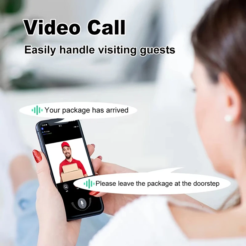 Wireless Wifi Doorbell Camera Video Two-Way Intercom Doorbell Smart Home Voice Change Doorbell Night Vision Camera