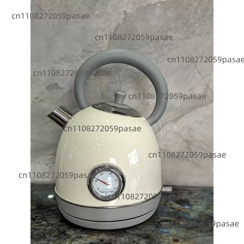 1.8L European Electric Kettle Home Fast Boiling Kettle With Temperature Display 304 Stainless Steel Teapot Autom Power Off