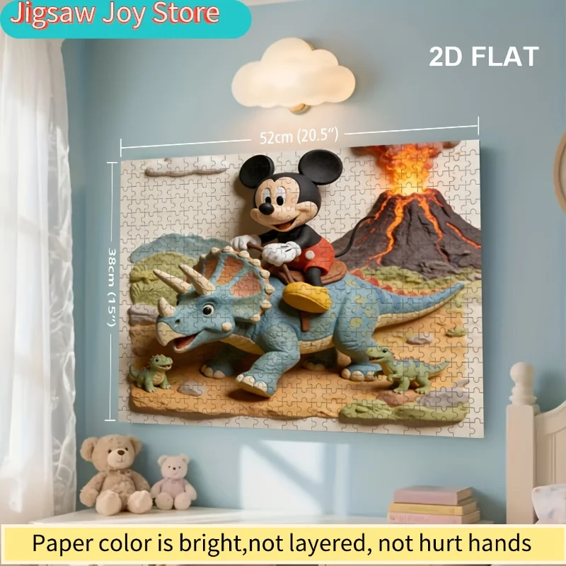 ดิสนีย์ ดิสนีย์ สติทช์ และมิกกี้ โฮม เดคคอร์ พริ้นท์ |   ปริศนาจิ๊กซอว์แบบแบน 2 มิติ เหมาะสำหรับการท้าทายปริศนาสำหรับผู้ใหญ่ คริสต์มาสที่สมบูรณ์แบบ