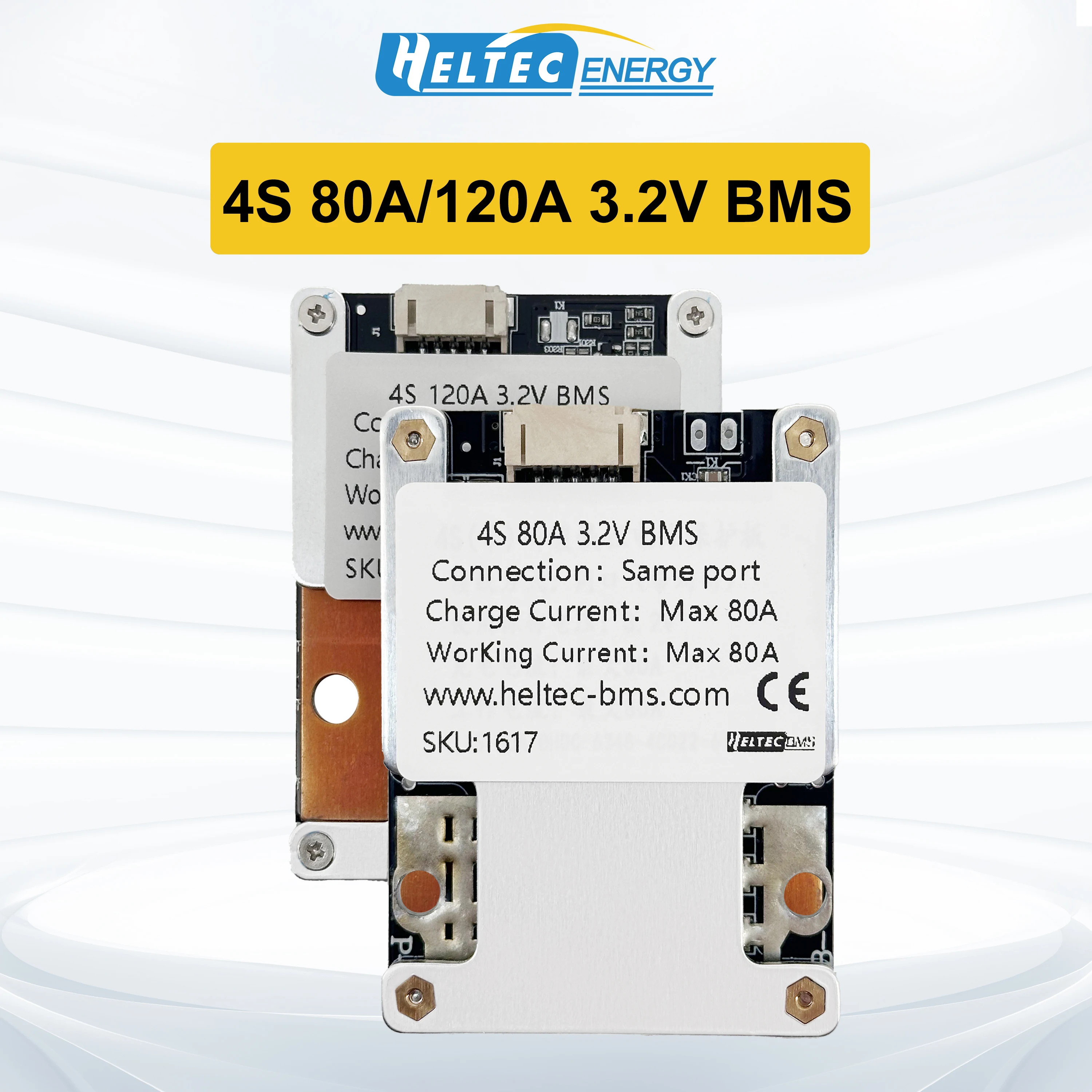 Heltec BMS 12V Lifepo4 BMS 4S 3.2V 40A/60A/80A/120A BMS LFP Batterie Aktiver Ausgleich Intelligenter Schutz Ausgleichsplatine – Detail 1