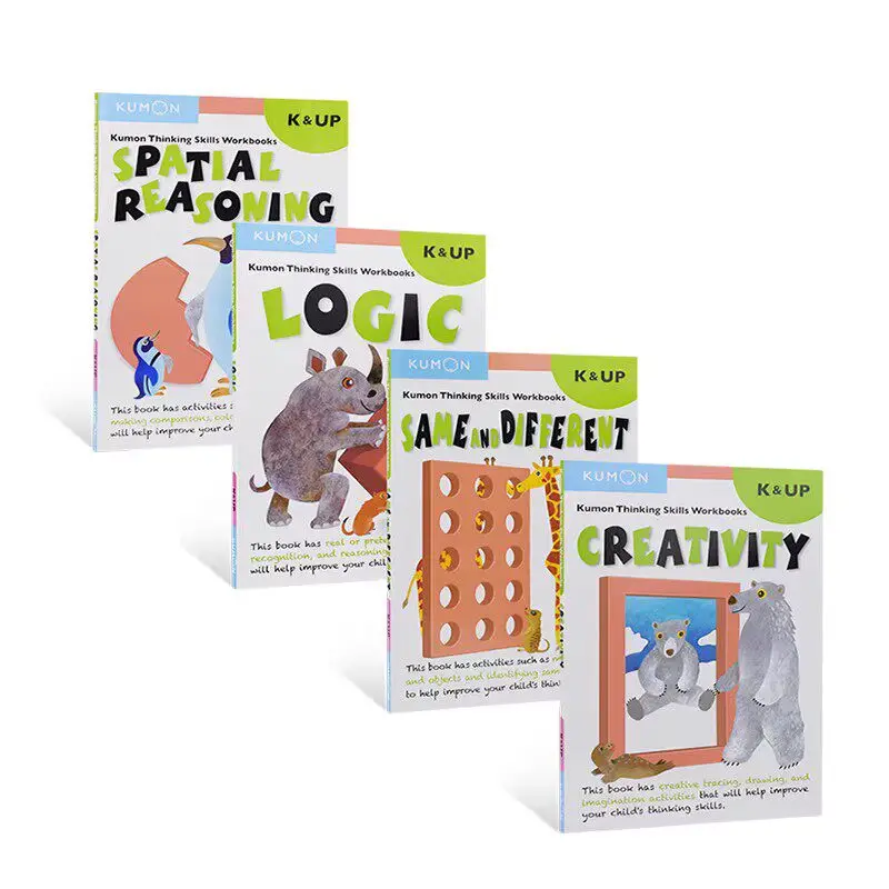 Kumon Thinking Skills: Same and Different Logic, Spatial Reasoning (English textbook for ages 4-7)