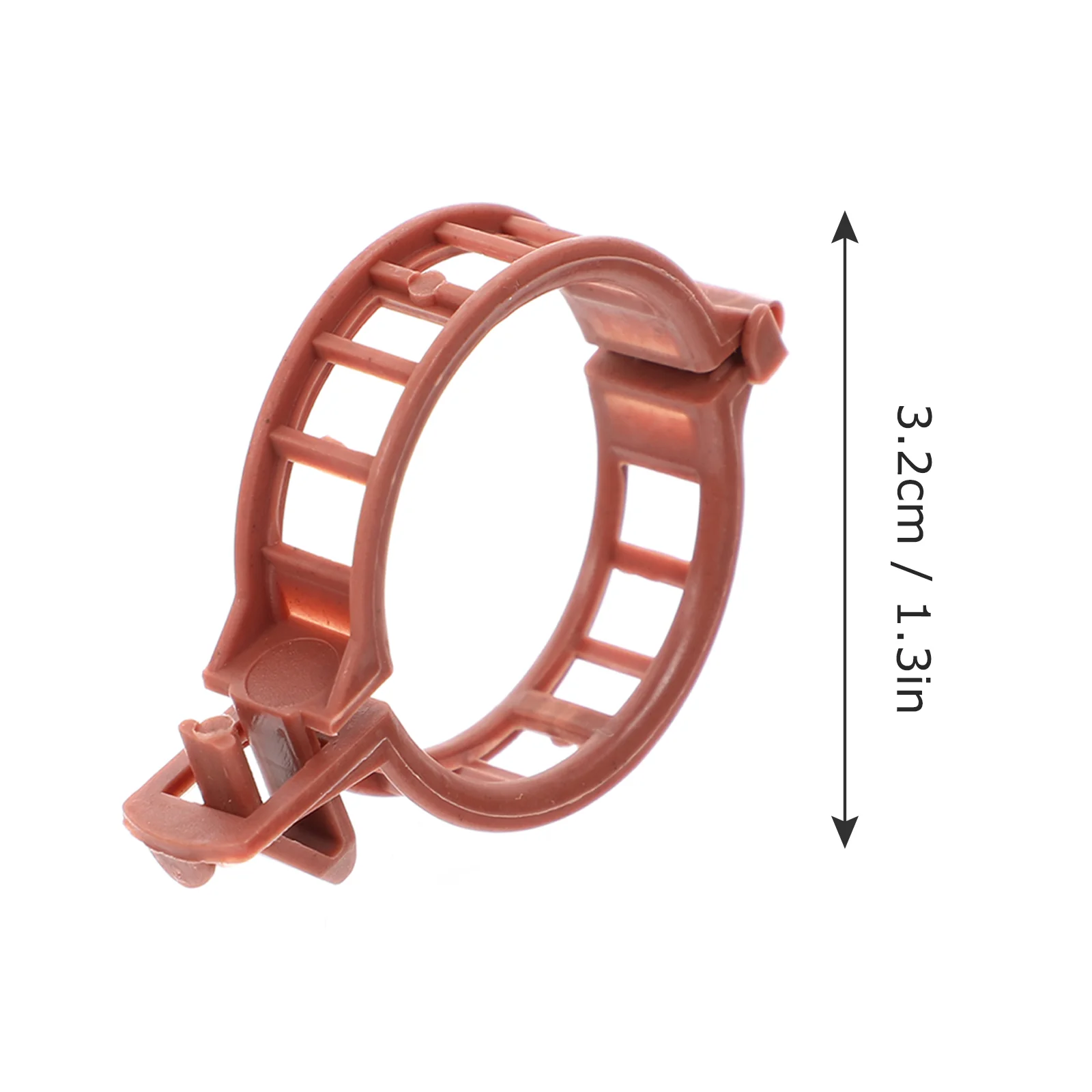 100 Pcs Plant Clips Fixing Securing Scaffolding Plastic Grafting Garden Tomato Stem Supports