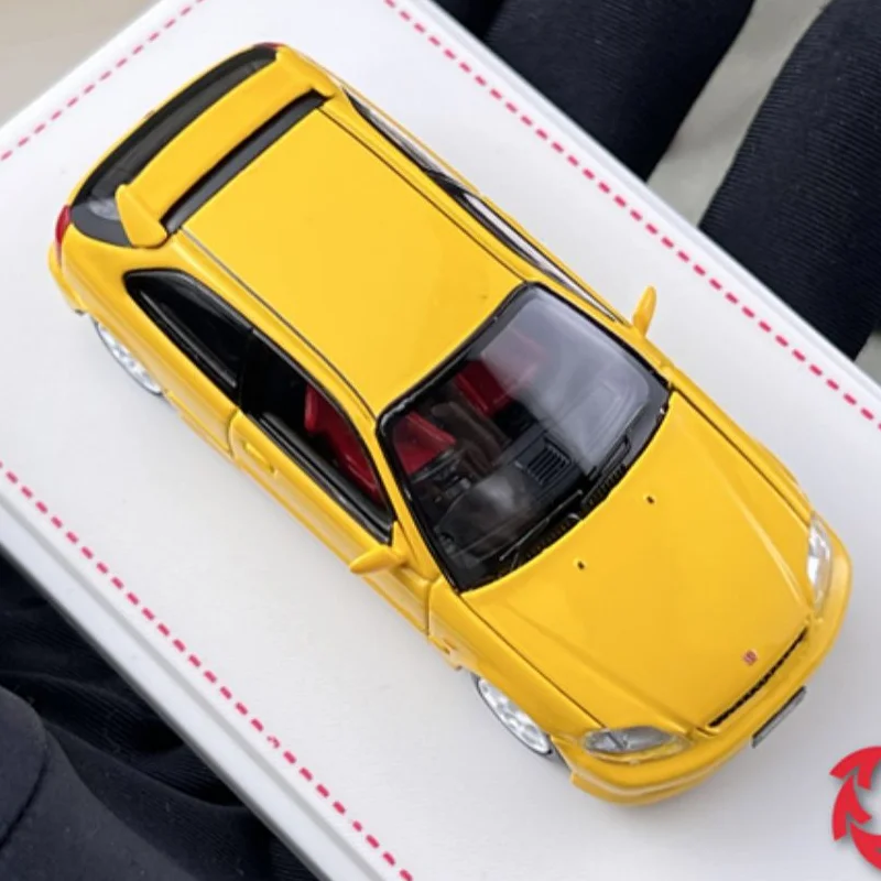FH 1/64 Honda Civic Type-R EK9 Alloy Toy Motor Vehicle Diecast Metal Model Gifts
